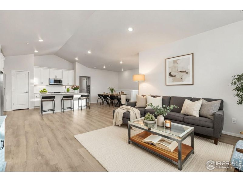 Furnished interior view inside a new home in , Fort Collins (Image 12).