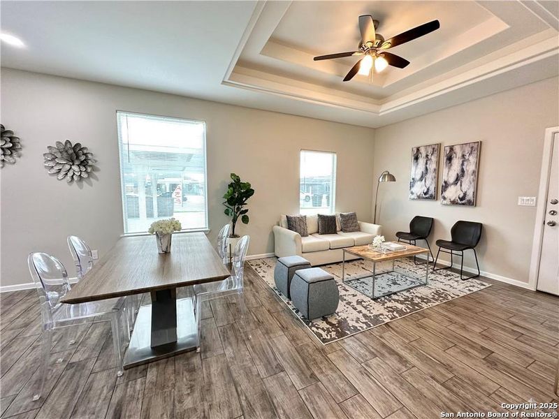 Furnished interior view inside a new home in , Alton (Image 10).