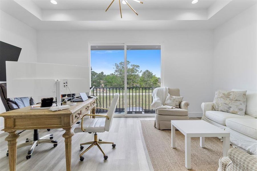 Furnished interior view inside a new home in , Houston (Image 18).