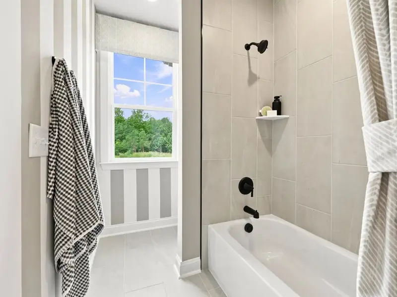 Representative furnished interior of a home built from the The Barrington by Davidson Homes LLC in Rockport, Wake Forest (Image 38).
