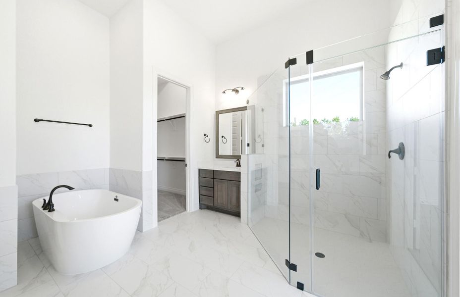 Furnished interior view inside a new home in , Cypress (Image 8).