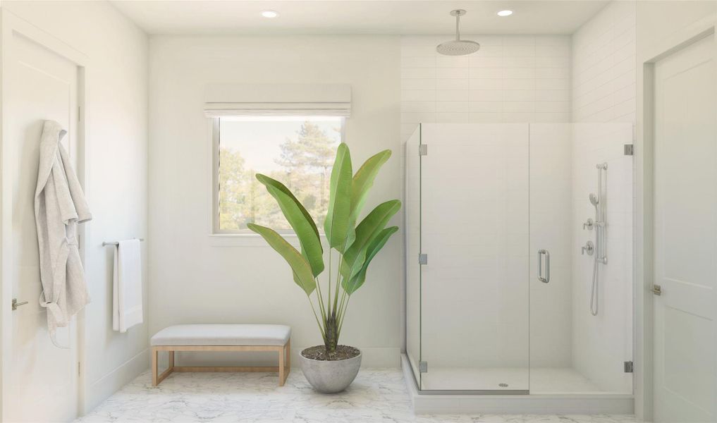 Primary bath (*Artist rendering used for illustration purposes only.) Primary bath (*Artist rendering used for illustration purposes only.)