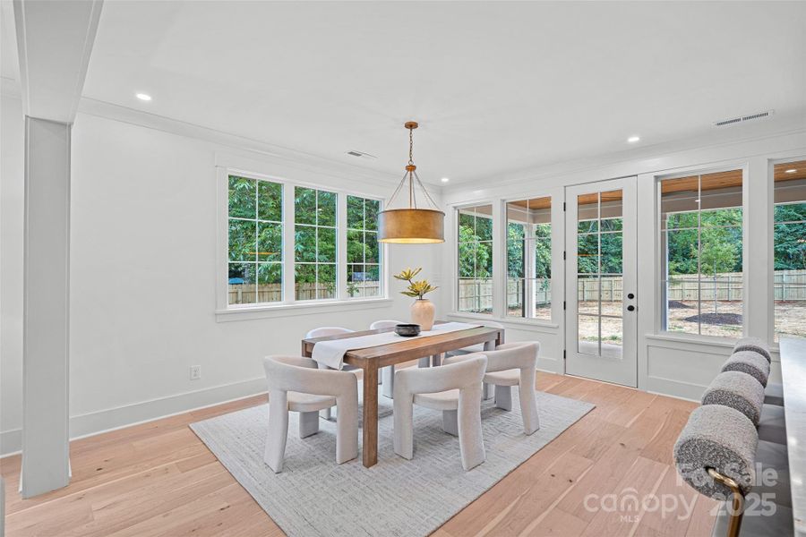 Furnished interior view inside a new home in , Charlotte (Image 9).