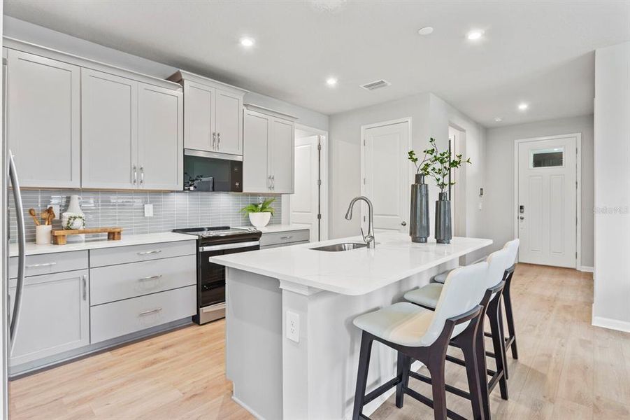 Staged Kitchen