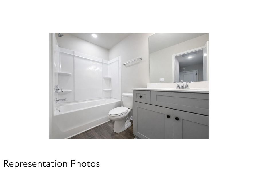 Furnished interior view inside a new home in , Charlotte (Image 6).