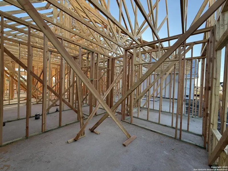 In-progress construction of a new home in Nopal Valley, San Antonio, TX (Image 8). In-progress construction of a new home in Nopal Valley, San Antonio, TX (Image 8).