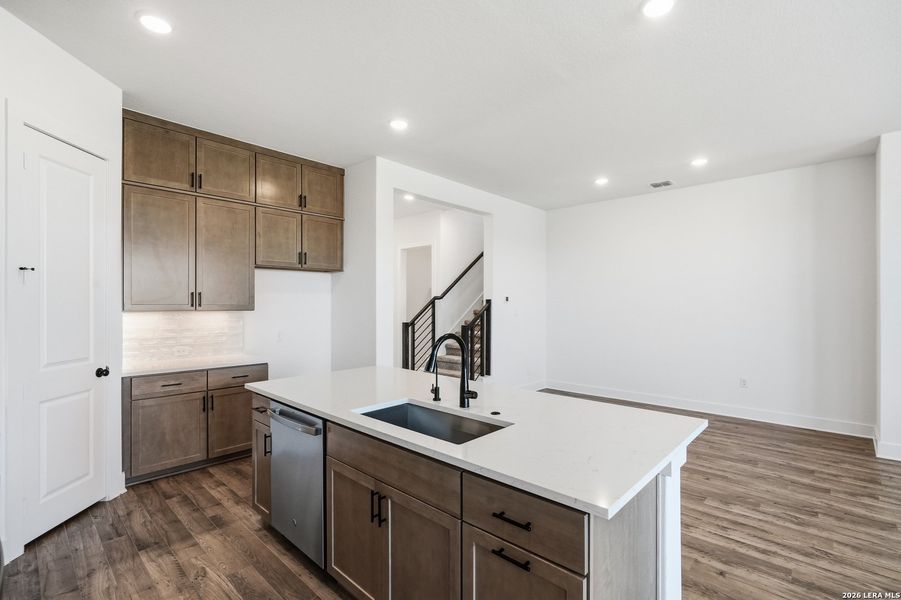Furnished interior view inside a new home in Prominence, San Antonio (Image 12).