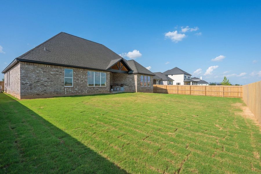 Exterior details and patio area of a home in , College Station (Image 25).
