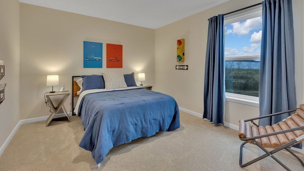 Furnished interior view inside a new home in Keebler Meadows, Johnson City (Image 25). Furnished interior view inside a new home in Keebler Meadows, Johnson City (Image 25).