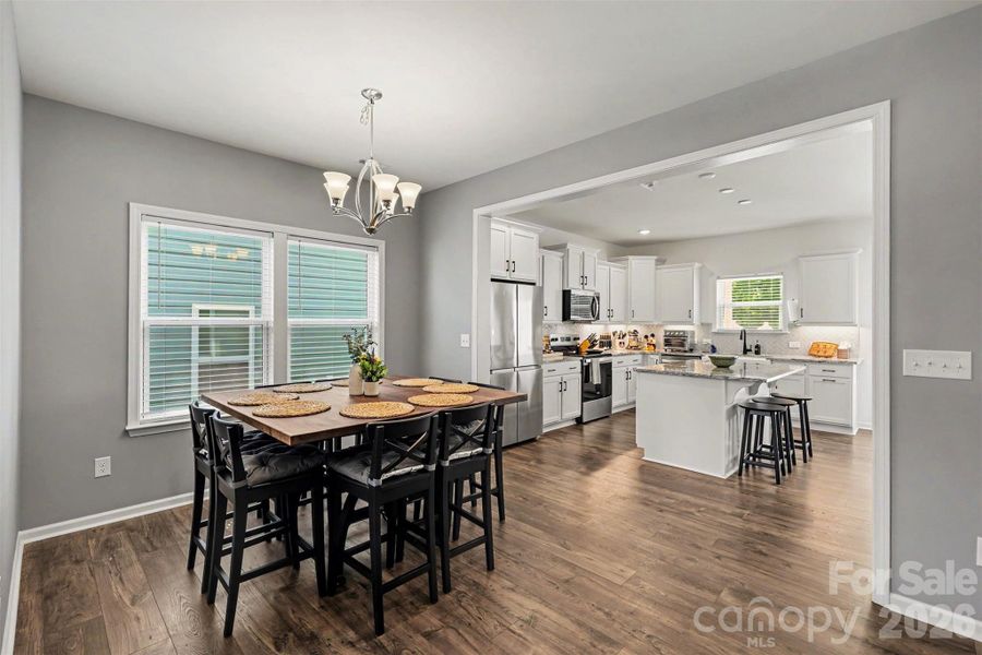 Furnished interior view inside a new home in , China Grove (Image 13).
