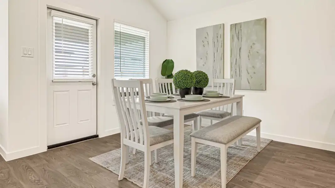 Furnished interior view inside a new home in Harvest Pointe, Needville (Image 10).