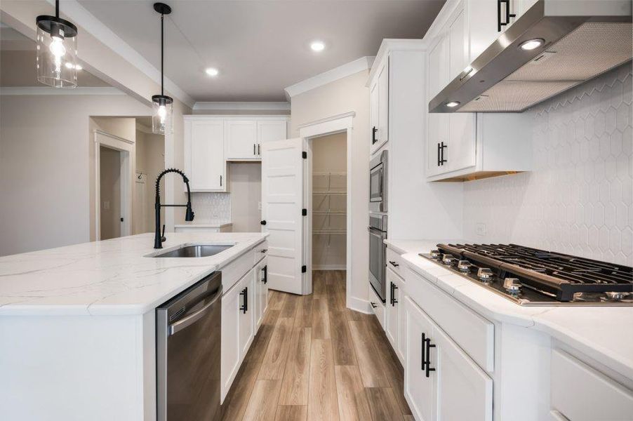 Furnished interior view inside a new home in Pinecrest Ridge, Dacula (Image 7).