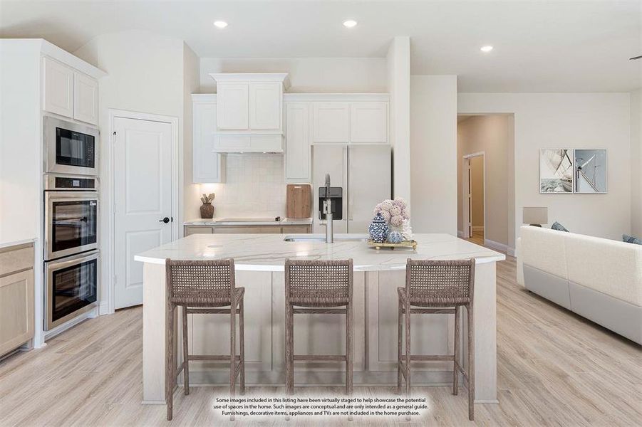 Furnished interior view inside a new home in Mockingbird Hills 60-65, Joshua (Image 12).