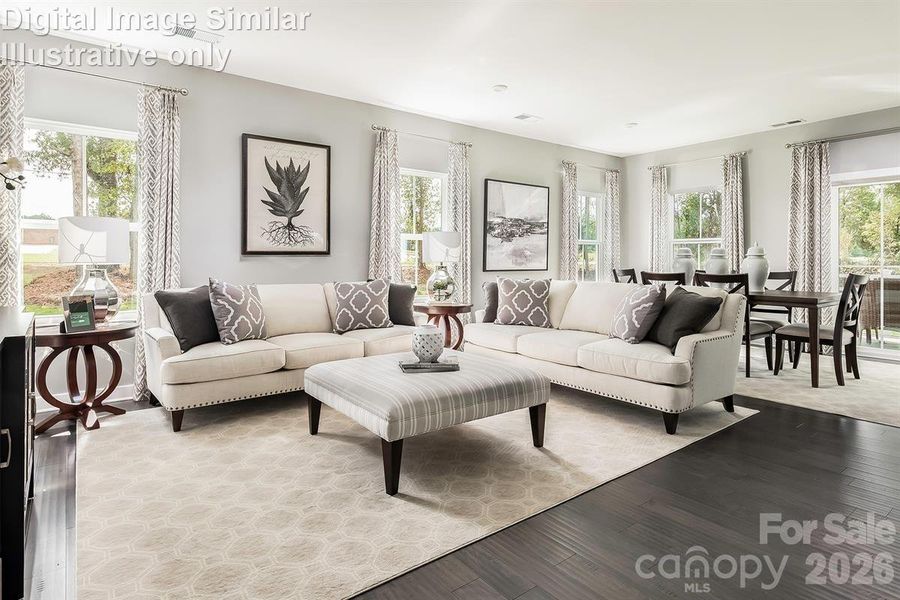 Furnished interior view inside a new home in Kelton, Charlotte (Image 11).