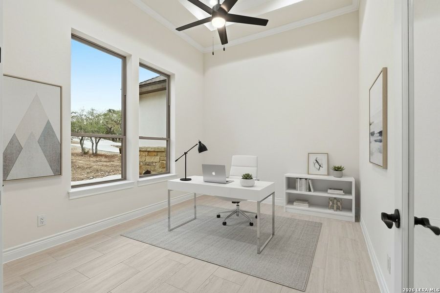 Furnished interior view inside a new home in , Spring Branch (Image 11). Furnished interior view inside a new home in , Spring Branch (Image 11).