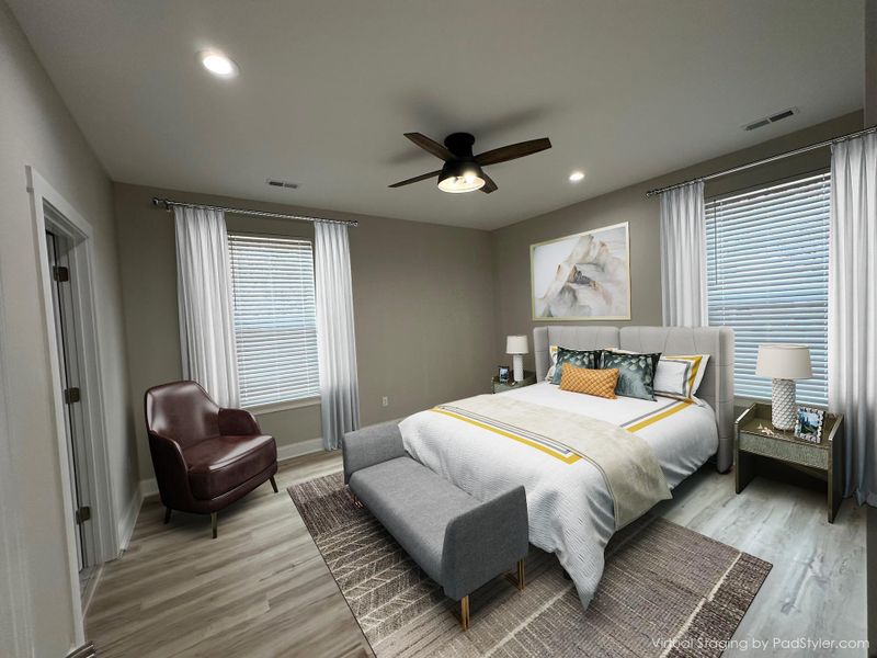 Furnished interior view inside a new home in , Holly Hill (Image 15). Furnished interior view inside a new home in , Holly Hill (Image 15).