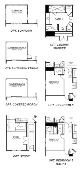 2D floor plan layout for the Hampshire by D.R. Horton in Shadow Stone, Simpsonville, SC (Image 5). 2D floor plan layout for the Hampshire by D.R. Horton in Shadow Stone, Simpsonville, SC (Image 5).