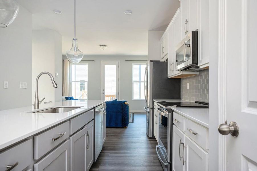 Furnished interior view inside a new home in , Atlanta (Image 11).
