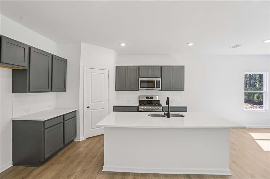 Furnished interior view inside a new home in The Pointe at Heron Bay, Locust Grove (Image 8).