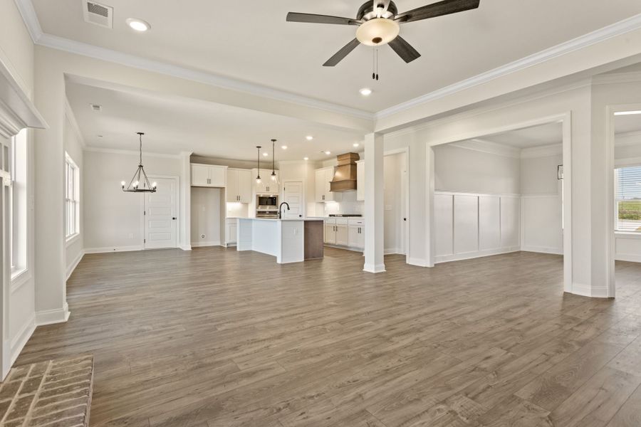 Spacious, unfurnished interior of a new home in Cherokee Knoll, Williamston (Image 16).