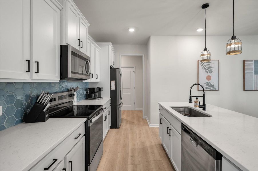 Furnished interior view inside a new home in , Summerville (Image 7).