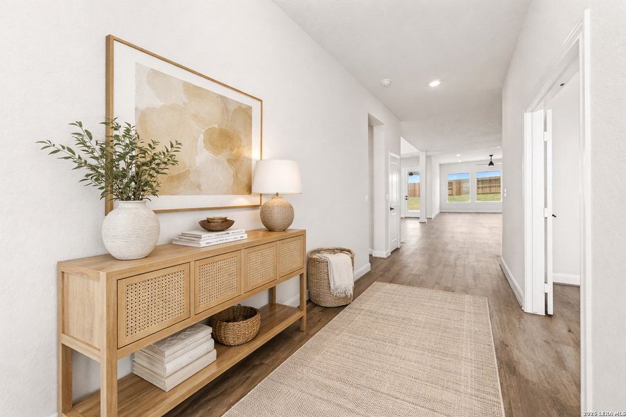 Furnished interior view inside a new home in Meyer Ranch – Legacy Series, New Braunfels (Image 9).