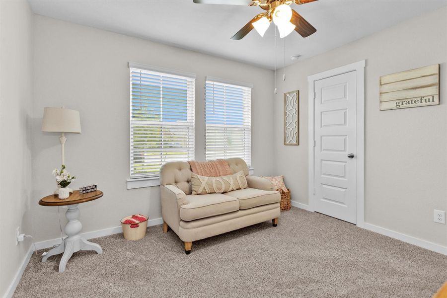 Front Bedroom. The owners are using this room for a second Living Room.