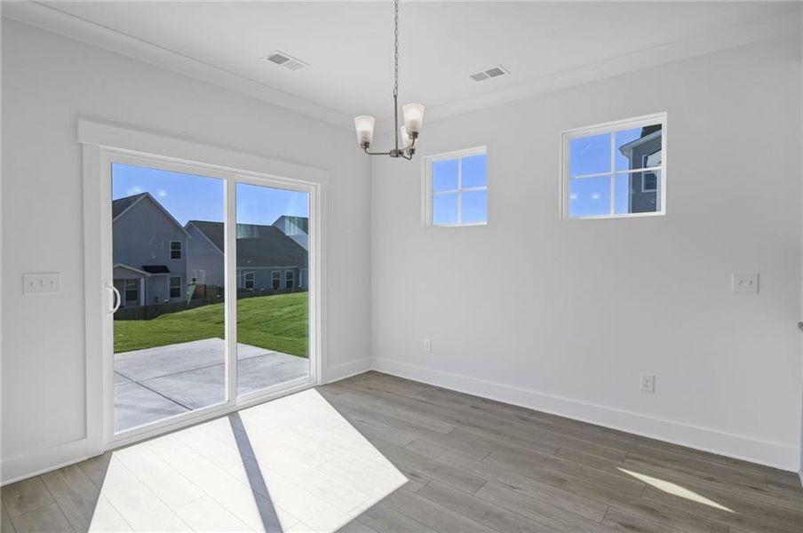 Spacious, unfurnished interior of a new home in Villas at Dawsonville, Dawsonville (Image 36).