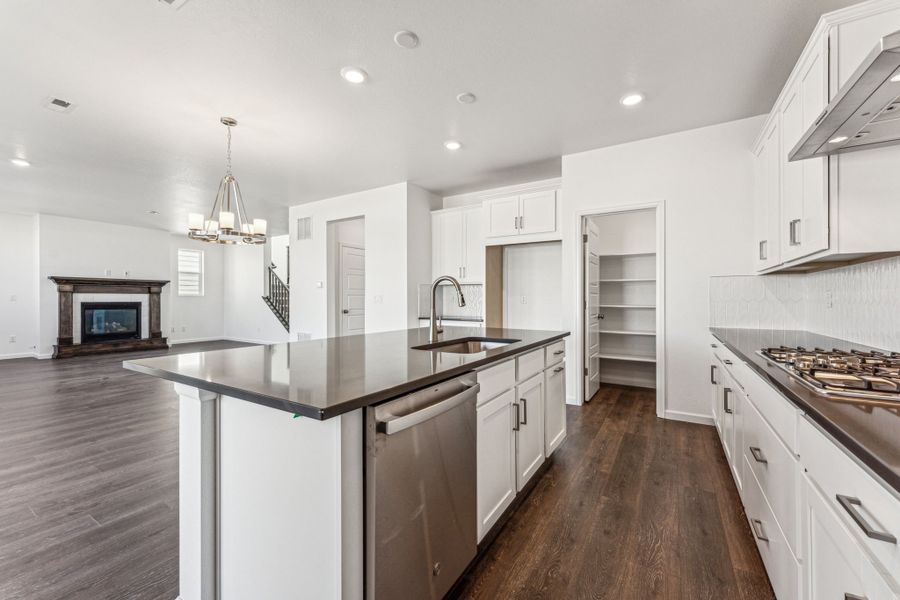 Representative furnished interior of a home built from the Sedalia by Taylor Morrison in Trailstone, Arvada (Image 28).