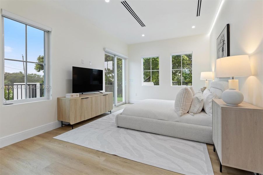 Furnished interior view inside a new home in , Miami (Image 18).