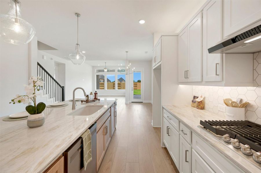Furnished interior view inside a new home in Grange - Reserve Collection, Katy (Image 8).