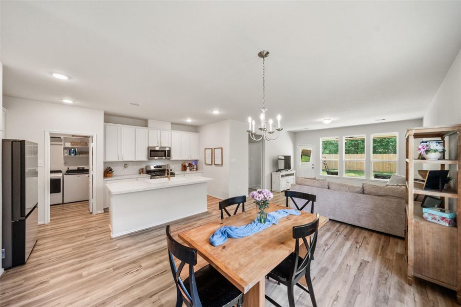 Furnished interior view inside a new home in , Magnolia (Image 7).
