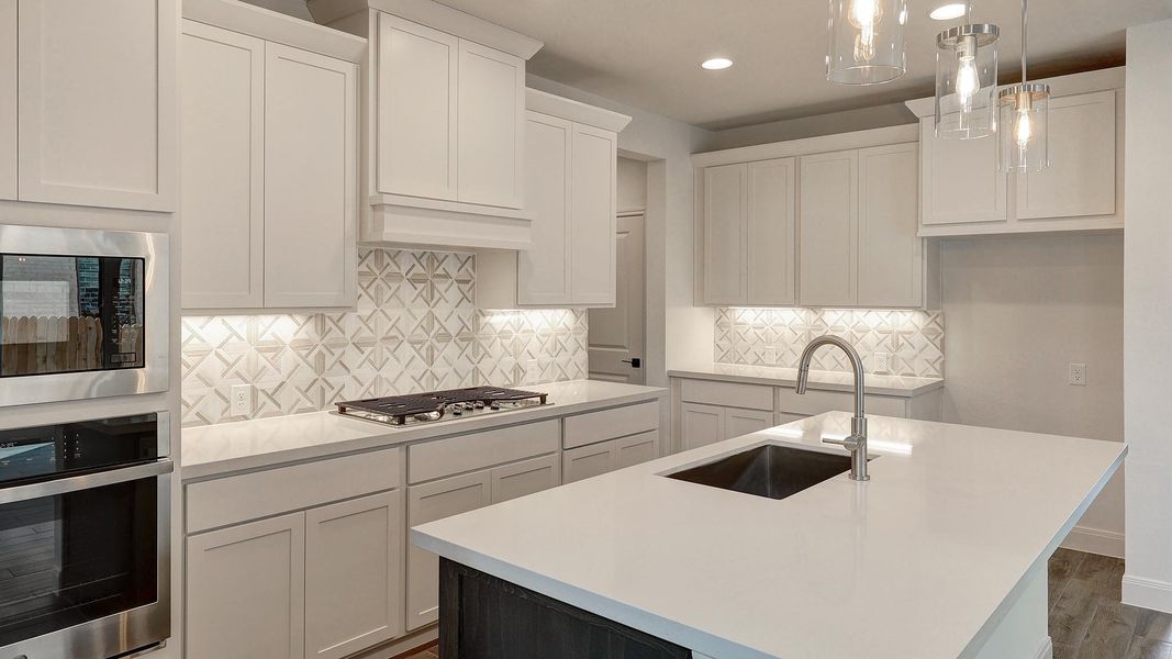 Furnished interior view inside a new home in Kallison Ranch, San Antonio (Image 10).