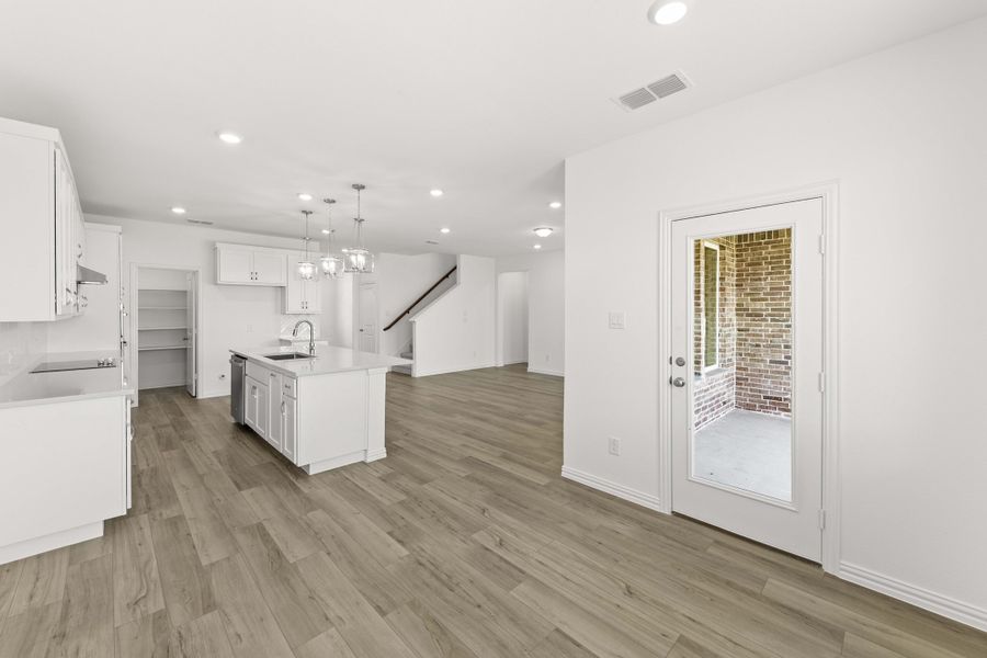 Open Kitchen-Living-Dining Room Representative Photo