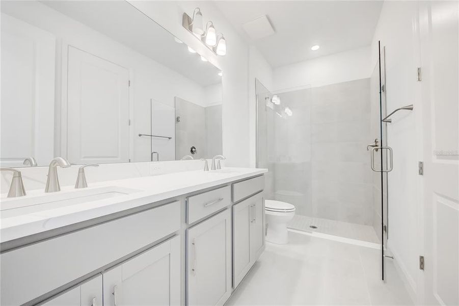 Furnished interior view inside a new home in Bungalow Walk at Lakewood Ranch, Sarasota (Image 10).