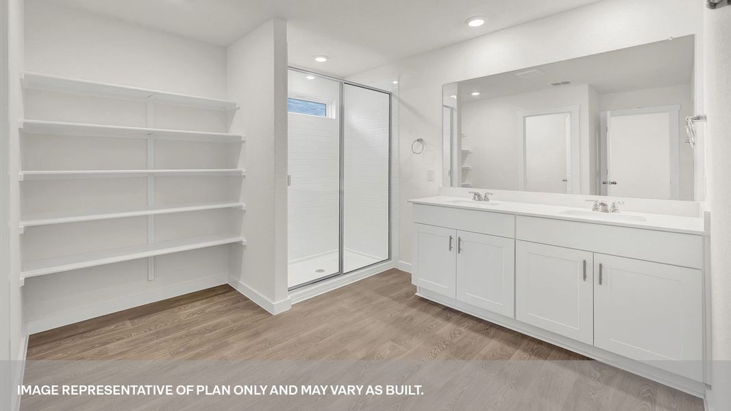 Representative furnished interior of a home built from the The Courtland by D.R. Horton in Sonoma Oaks, Fredericksburg (Image 10).