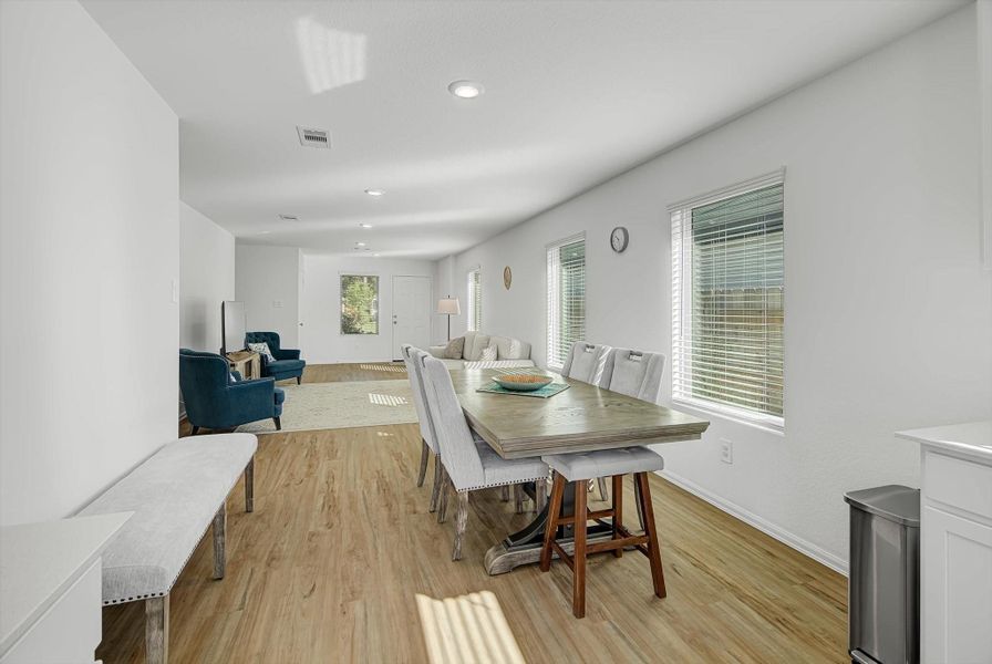 Furnished interior view inside a new home in Pinewood at Grand Texas: Colonial & Cottage Collections, New Caney (Image 3).