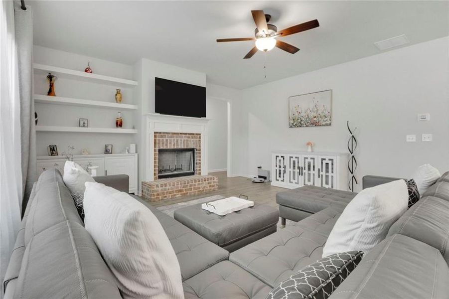 Furnished interior view inside a new home in , Monroe (Image 34). Furnished interior view inside a new home in , Monroe (Image 34).