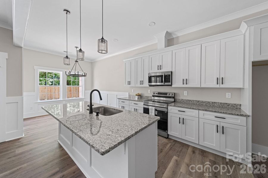 Furnished interior view inside a new home in , Matthews (Image 9).