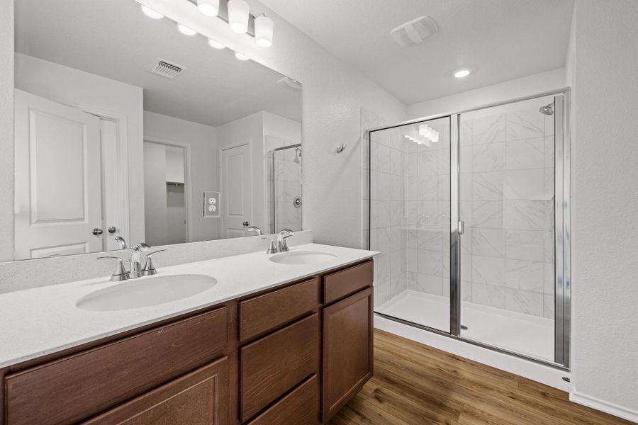 Furnished interior view inside a new home in Sonterra - Cool Water, Jarrell (Image 6).