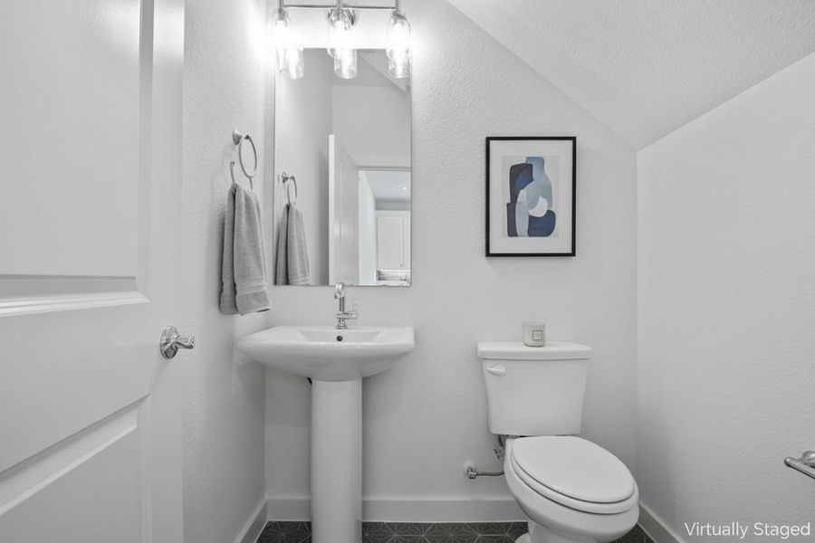 Furnished interior view inside a new home in Willow Grove Townhomes, Melissa (Image 13).