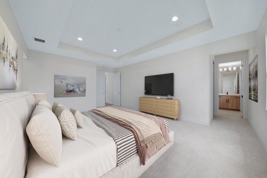 Furnished interior view inside a new home in , Boca Raton (Image 26).