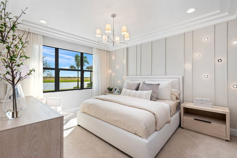 Representative furnished interior of a home built from the Sandpiper II by GL Homes in Valencia Vista at Riverland, Port St. Lucie (Image 10).