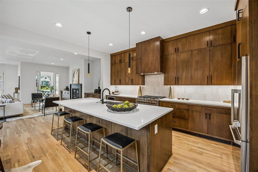 Furnished interior view inside a new home in , Dallas (Image 9).