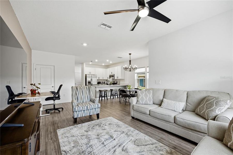 Furnished interior view inside a new home in , Ocala (Image 18). Furnished interior view inside a new home in , Ocala (Image 18).