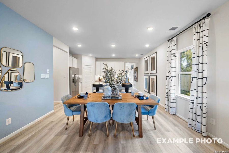 Furnished interior view inside a new home in Hickory Ridge, San Antonio (Image 29).