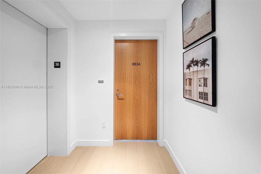 Spacious, unfurnished interior of a new home in , Miami Beach (Image 18). Spacious, unfurnished interior of a new home in , Miami Beach (Image 18).