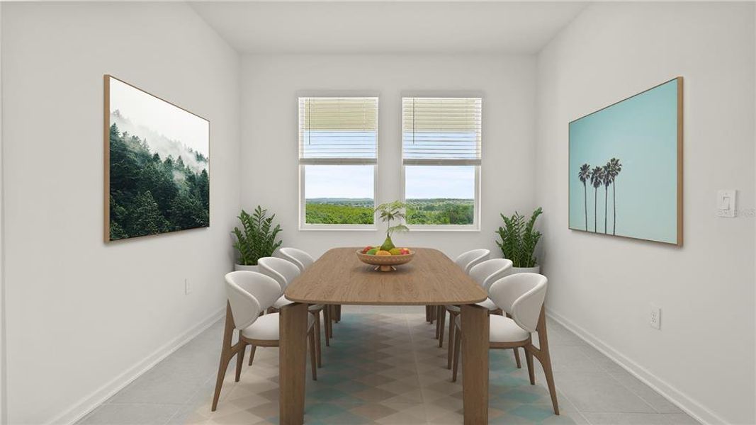 Furnished interior view inside a new home in , Clermont (Image 11). Furnished interior view inside a new home in , Clermont (Image 11).