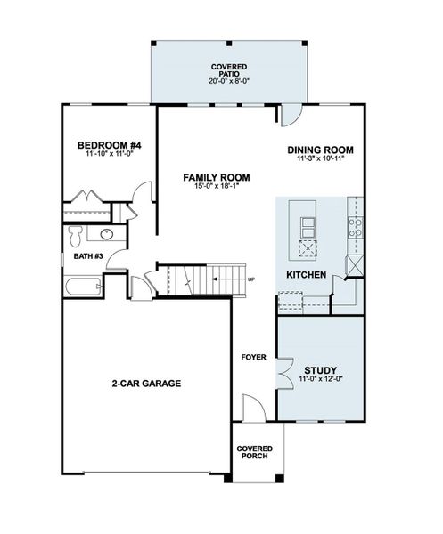 2D floor plan layout of this home in Edgewood, Leander, TX (Image 6). 2D floor plan layout of this home in Edgewood, Leander, TX (Image 6).