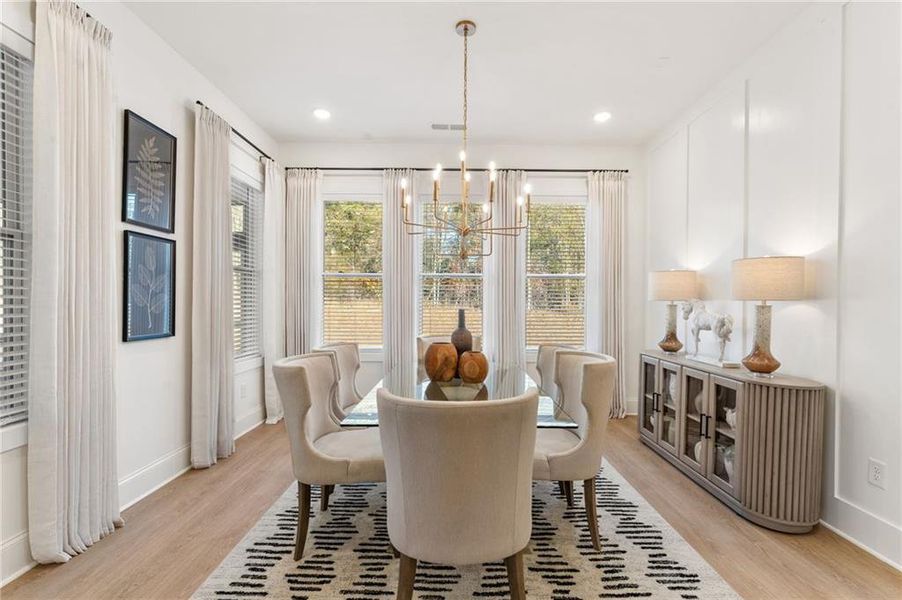 Furnished interior view inside a new home in The Reserve at Knollwood, Canton (Image 5). Furnished interior view inside a new home in The Reserve at Knollwood, Canton (Image 5).